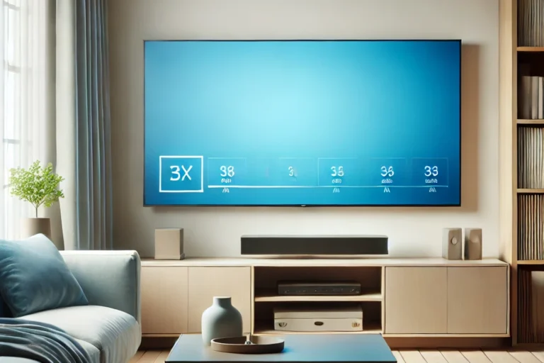 Fernseher zeigt nur ein blaues Bild an - mögliche Fehlerlösungen